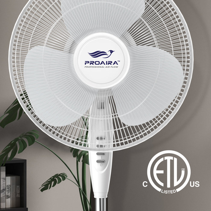 Proaira 16" Oscillating Pedestal Fan Wayfair